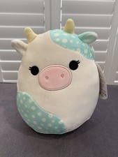Squishmallow 7.5” Belana The Cow Easter 2023 Kelly Toy BNWT