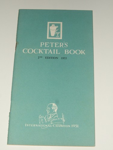 Vintage peter cocktail book - vintage,
