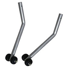 2x Anti Tipper Set for Wheelchair Small Footwheel for Patient Disabled
