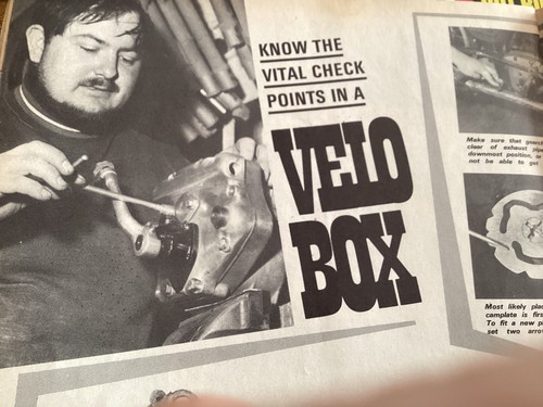 Velocette gear box - box, period