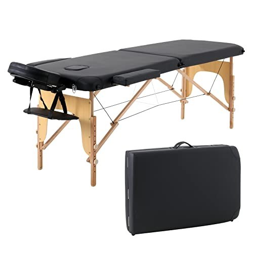 Portable massage bed - massage, wooden