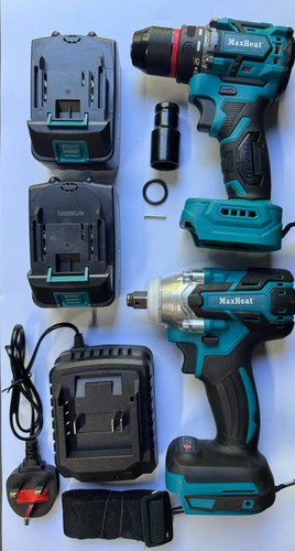 Cordless impact wrench drill - wrench, &