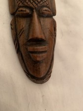 Wooden Face Mask Small Tribal