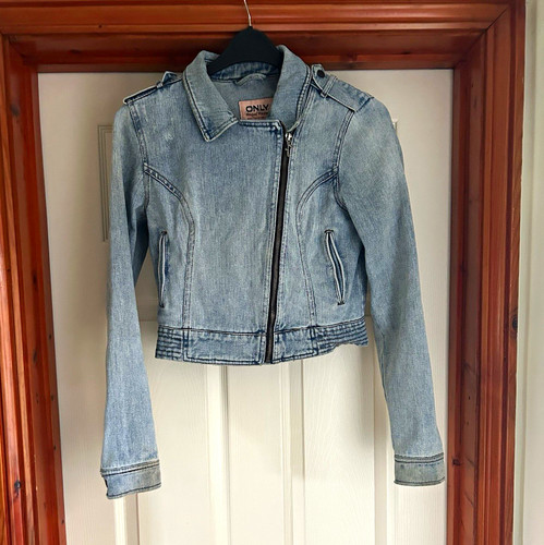 Only blue denim studded - studded, biker