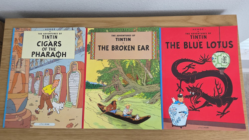 The adventures tintin blue - the,