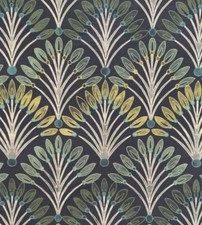 Vintage Art Deco Velvet Fabric