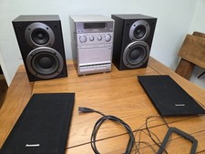 Panasonic SA-PM20 CD Radio, Cassette Compact Hi-Fi & Speakers SB-PM20 Working UK