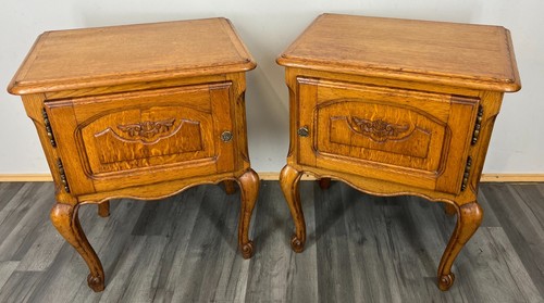 Pair bedside tables vintage - tables,