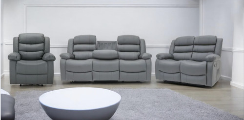 Recliner sofa grey aire - recliner,
