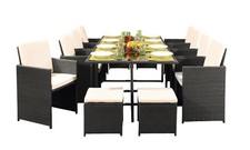12 Seater Rattan Outdoor