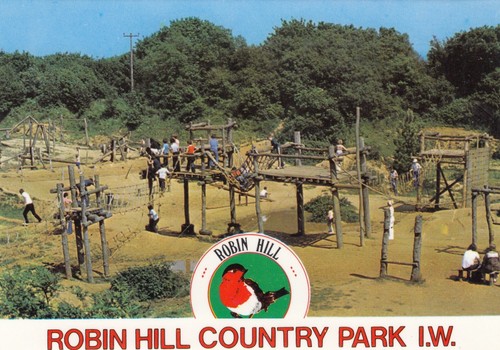 Postcard robin hill - postcard, country
