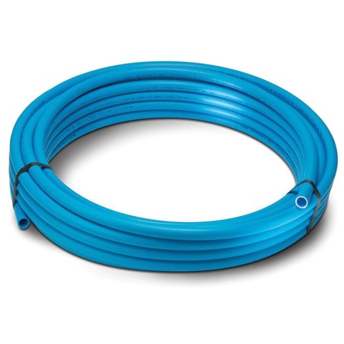 Blue mdpe water service pipe - water,