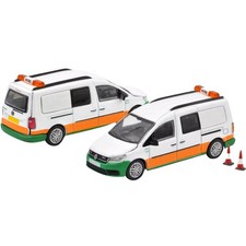 1:64 Scale Era Car Volkswagen Caddy Maxi Bus Maintenance Van Diecast Model