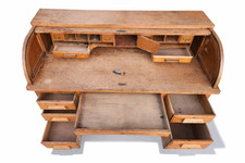 Antique Tiger Oak Roll Top