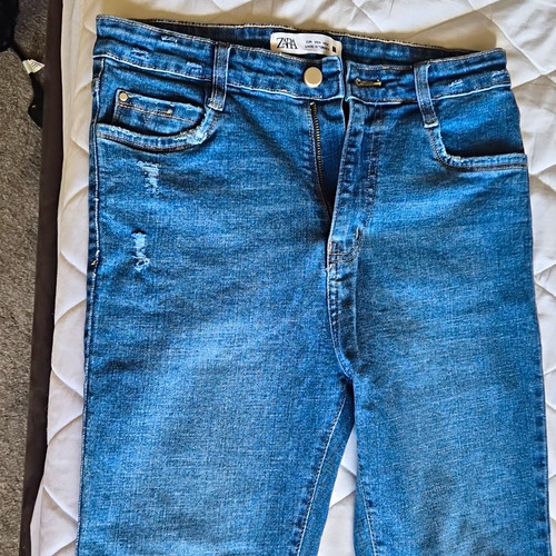 Zara blue denim slim - blue,