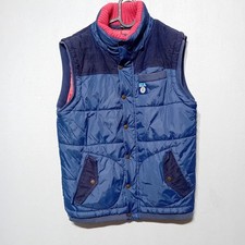 UCLA mens Gilet Bodywarmer Size Medium Blue padded nylon collegiate 