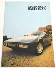MATRA SIMCA BAGHEERA 'S' UK