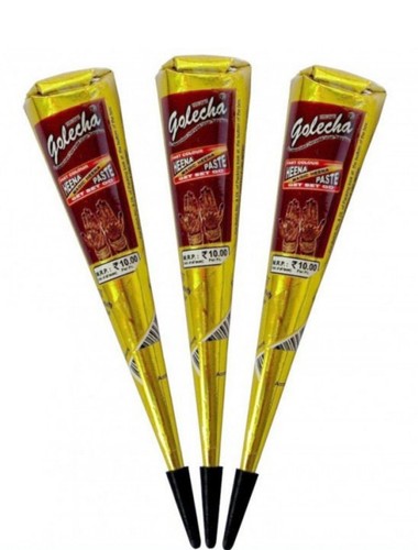 Henna golecha maroon red - 3,
