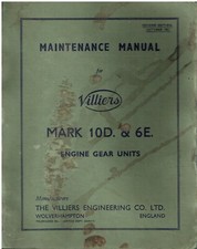 VILLIERS 122cc Mk10D & 197cc