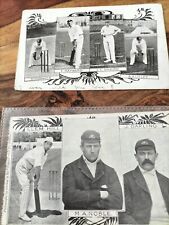 cricket postcards circa 1910