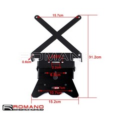 Adjustable Motorbikes Indicators License Number Plate Holder Brackets For Ducati