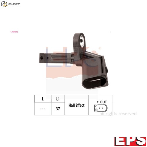 Sensor wheel speed 960 015 - speed, 1.960.015
