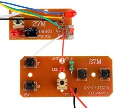 2 Pcs 27mhz Four-Way Remote