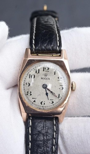 Antique 1920s rolex 9ct pink - rolex,