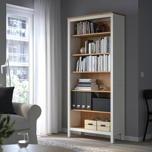 Ikea hemnes bookcase shelving - bookcase,