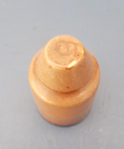 Gpo brown ceramic telegraph - brown,