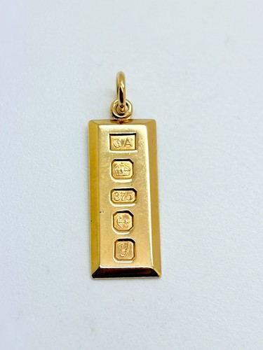 9ct yellow solid gold ingot - 9ct,