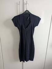 French Connection Navy Stretch Bandage Bodycon Dress Size 6