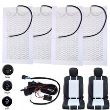 4xCarbon Fiber Universal Car