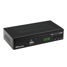 EMtronics EMFBR128HD 128GB Freeview Box Set-Top Digibox Recorder - Black - USED