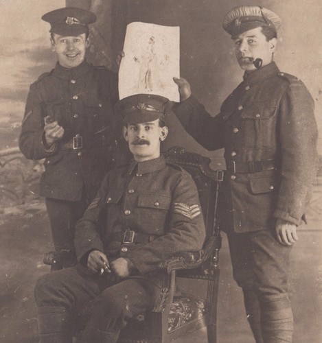 Ww1 british soldiers rppc - soldiers,