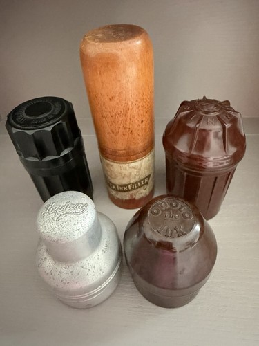 Vintage ink bottle holders - bottle,