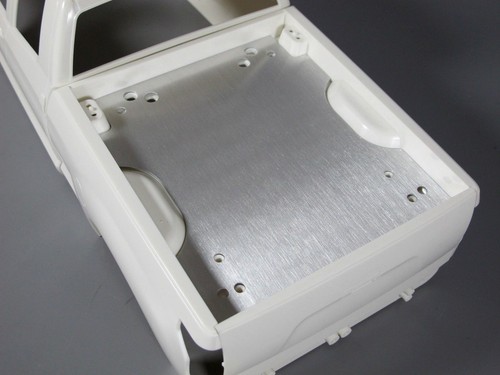 Aluminium trunk bedliner cover - aluminium,