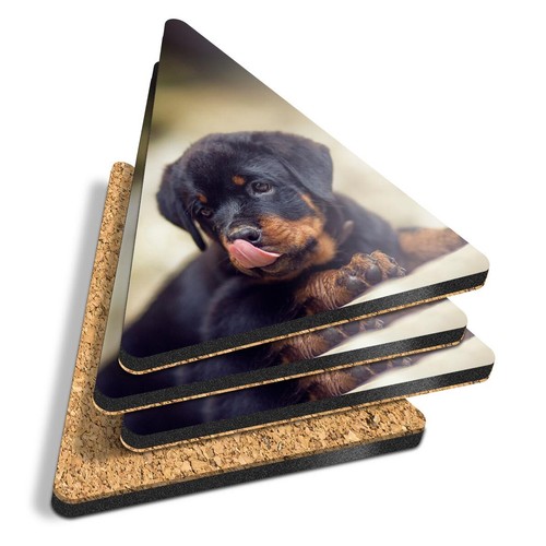 Triangle coasters cute - 4x,