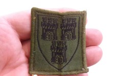 TWO MILITARY CLOTH BADGES