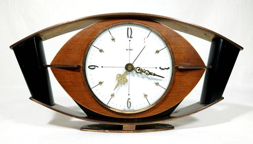 Vintage mcm mantel clock - vintage,