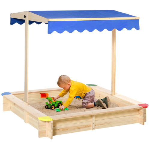 Kids wooden cabana sandbox - cabana,