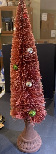 Vintage christmas red bottle - red,