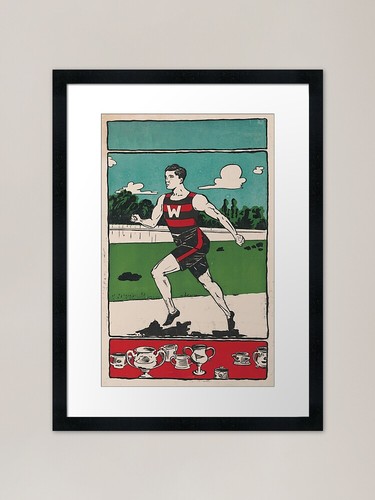 Vintage track athlete - vintage,