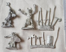 RAL PARTHA fantasy Medal Game Figure Minotaur x 3 + weapon sprues