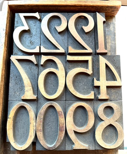 Letterpress wood rare - letterpress, 3