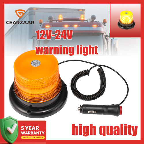 Amber magnetic strobe light - magnetic,