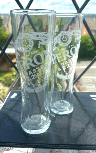 Peroni pint glasses brand - x, 2
