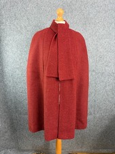 Vintage Cape Coat Wool Tweed