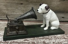 Cast Iron Nipper Dog Figurine