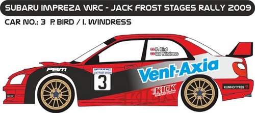 Decals subaru impreza wrc - 1/43,